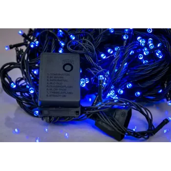 iLike cordão de luzes 300LED RS-113 20 m azul
