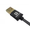 Evelatus cabo de dados Micro USB EDC02 conectores banhados a ouro de ambos os lados preto