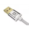 Evelatus cabo de dados universal Micro USB EDC02 conectores banhados a ouro de ambos os lados branco