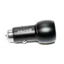 Evelatus EC7DC01 carregador de carro 3.1A 2 portas USB com ferramenta de escape em aço inoxidável preto