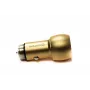 Evelatus ECC01 GOLD carregador de carro 2 portas USB 3.1A com ferramenta de escape em aço inoxidável dourado