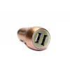 Evelatus carregador de carro universal ECC01 rosa 2 portas USB 3.1A com ferramenta de escape em aço inoxidável