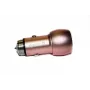 Evelatus carregador de carro universal ECC01 rosa 2 portas USB 3.1A com ferramenta de escape em aço inoxidável