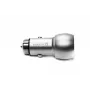 Carregador de automóvel universal Evelatus ECC01 2USB Port 3.1A com ferramenta de escape em aço inoxidável prateado