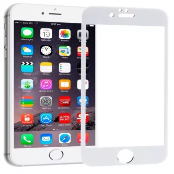 Protetor de ecrã Evelatus Apple iPhone 6/6s 2.5D Full Cover Japan Glue Glass Anti-Static branco