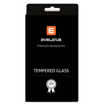 Protetor de ecrã Evelatus Apple iPhone 6 Plus 2.5D Full Cover Japan Glue Glass Anti-Static preto
