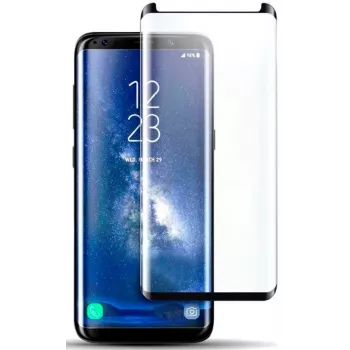 Evelatus Samsung Galaxy S8 Plus G955 3D Case Friendly protetor de ecrã (Edge Glue) - transparente