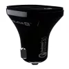 Evelatus carregador de carro rápido QCC02 preto