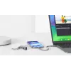 Evelatus cabo de silicone USB C para USB C 0,2M cinzento