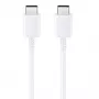 Samsung EP-DW767JWE 25W Universal 3A Fast Cabo USB-C para USB-C de Dados e Carregamento 1,8 m (OEM)