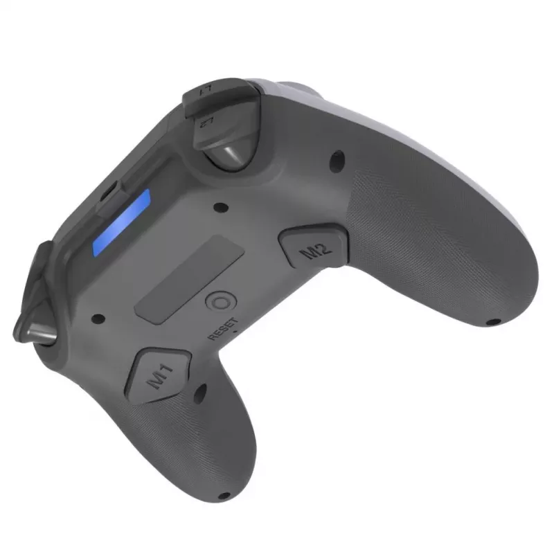 GameBox P5 Comando de Jogo Sem Fios Analógico para PS5 - PlayStation 5 Vibração Dupla Microfone Touch Branco