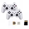 GameBox HY00 Consola Stick Retro 64bit 20K Jogos 4K HDMI / Caixa Android com 2x Comandos Sem Fios Branco