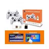 GameBox HY00 Consola Stick Retro 64bit 20K Jogos 4K HDMI / Caixa Android com 2x Comandos Sem Fios Branco