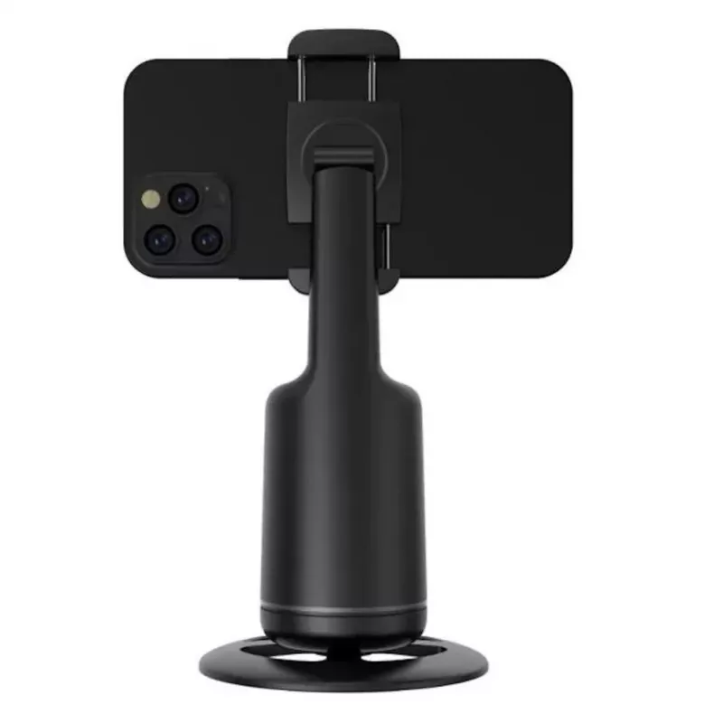 iWear P01 Bastão Selfie Tripé com Rastreamento Automático de Rosto 360° com Suporte para Smartphone Preto