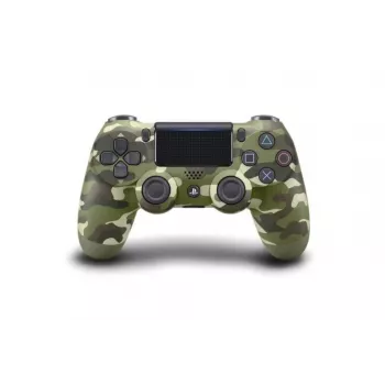 GameBox P4 Comando Bluetooth Sem Fios com Vibração para PlayStation 4 / PC / TV / TV Box - Camuflado Verde