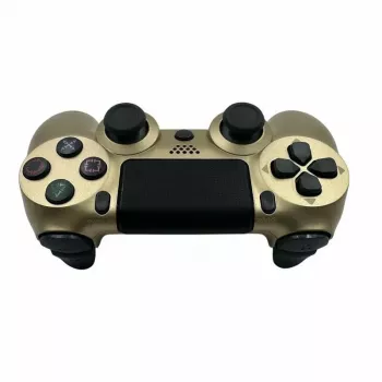 GameBox P4 Comando Bluetooth Sem Fios com Vibração para PlayStation 4 / PC / TV / TV Box Dourado