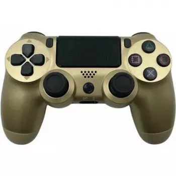 GameBox P4 Comando Bluetooth Sem Fios com Vibração para PlayStation 4 / PC / TV / TV Box Dourado