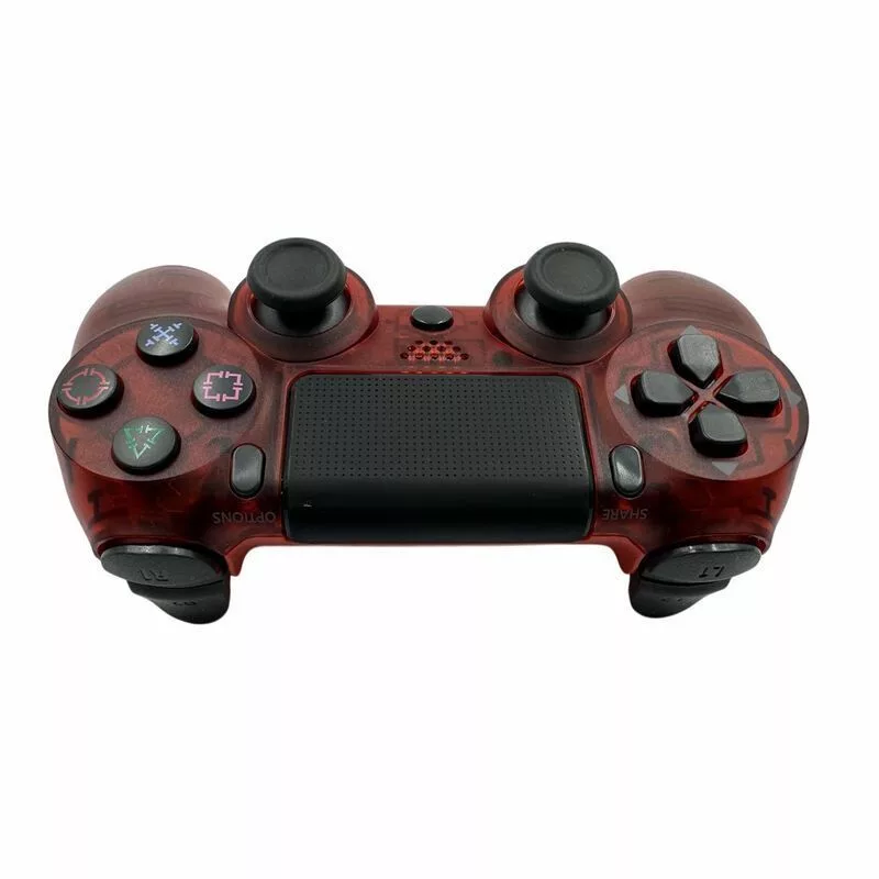 GameBox P4 Comando Bluetooth Sem Fios com Vibração para PlayStation 4 / PC / TV / TV Box Transparente