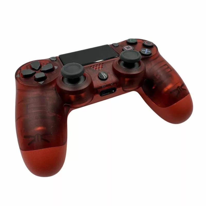 GameBox P4 Comando Bluetooth Sem Fios com Vibração para PlayStation 4 / PC / TV / TV Box Transparente