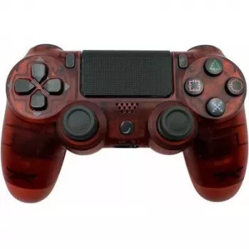GameBox P4 Comando Bluetooth Sem Fios com Vibração para PlayStation 4 / PC / TV / TV Box Transparente