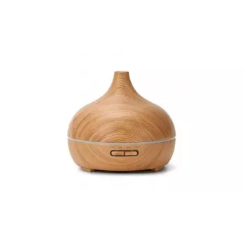 IVY D1 Difusor de Aroma 3-em-1 - Humidificador - Lâmpada de Ambiente Noturna 10W 17cm / 500ml Madeira Clara