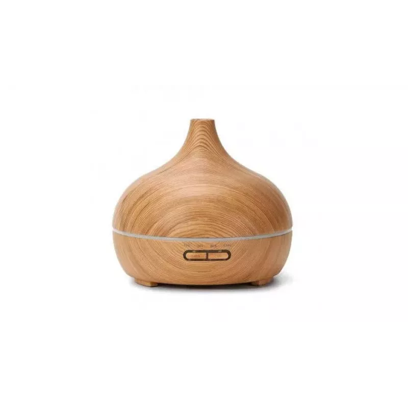 IVY D1 Difusor de Aroma 3-em-1 - Humidificador - Lâmpada de Ambiente Noturna 10W 17cm / 500ml Madeira Clara