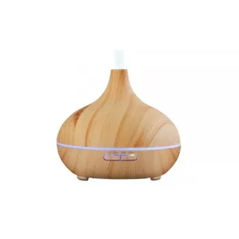 IVY D1 Difusor de Aroma 3-em-1 - Humidificador - Lâmpada de Ambiente Noturna 10W 17cm / 500ml Madeira Clara