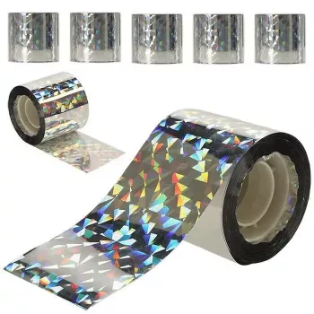 Fita refletora repelente de pássaros Gardena Super Effective 24mm x 50m (5 rolos)