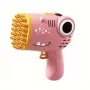 iLike Pistola de bolhas 40 orifícios com suporte para garrafa para festas infantis em casa e jogos ao ar livre
