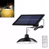 Elight decoração de jardim solar IP65 candeeiro suspenso LED Solo (14,8x6,4 cm) com sensor crepuscular e comando
