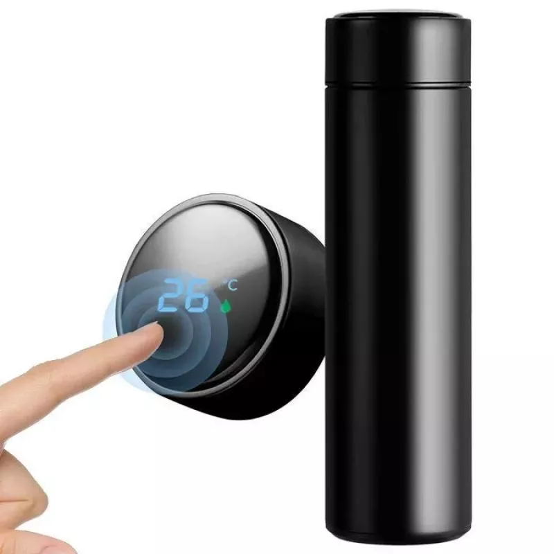 IVY Copo térmico inteligente aço Smart Thermo 350ml para bebidas quentes e frias com indicador de temperatura
