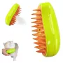 iLike Escova de banho elétrica para animais 3em1 - Depilação + Limpeza + Massagem com spray one-click (6,6x12 cm)