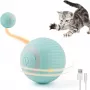 iLike Brinquedo interativo para animais iBL bola rolante 4,3 cm com movimento automático / LED noturno recarregável USB-C