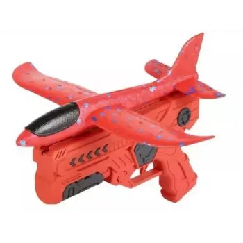 Kiddyz Lançador de avião de esferovite com planador, brinquedo leve e durável