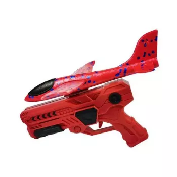 Kiddyz Lançador de avião de esferovite com planador, brinquedo leve e durável