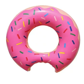 IVY Flutuador insuflável em forma de donut anel de água para crianças e adultos