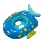 IVY assento flutuante para bebé 61×59×28 cm boia insuflável em forma de peixe com apoio de pega
