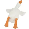 Kiddyz Peluche de ganso 50cm almofada macia em posição plana brinquedo decorativo fofo