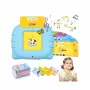 Kiddyz Brinquedo de aprendizagem de idiomas com cartões 112 unid. reconhecimento e pronúncia de palavras em inglês