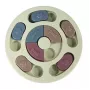 iLike Comedouro Puzzle para Cães diam. 24 cm Brinquedo Interativo Slow-Eating Jogo de Treino Multicolor