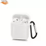TakeMe Capa de Proteção Ultra-Fina em Silicone Macio para AirPods Branco