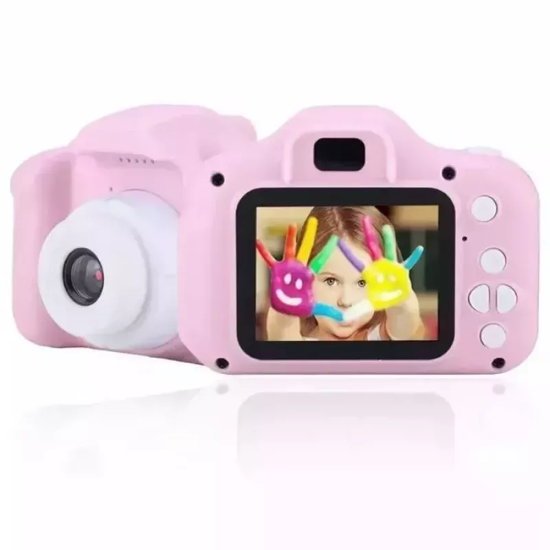 Câmara digital e de vídeo CP X2 Kids HD 1080p com slot para cartão MicroSD, ecrã LCD colorido de 2 polegadas