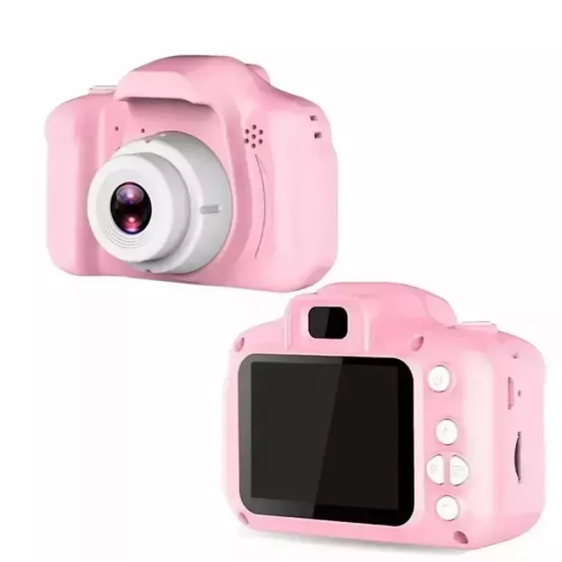 Câmara digital e de vídeo CP X2 Kids HD 1080p com slot para cartão MicroSD, ecrã LCD colorido de 2 polegadas
