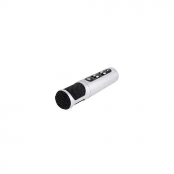 iWear M85 Microfone de Karaoke com Altifalantes & Gravação para Crianças & Adultos, Efeitos Divertidos, Micro SD, USB, Bluetooth