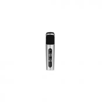 iWear M85 Microfone de Karaoke com Altifalantes & Gravação para Crianças & Adultos, Efeitos Divertidos, Micro SD, USB, Bluetooth