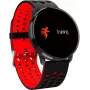 iWear M9 Relógio Inteligente & de Fitness Redondo com Full Touch 1,3 polegadas IPS, Controlo de Multimédia, Frequência Cardíaca, Pressão Arterial, Preto