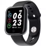 iLike M7 Relógio Inteligente & de Fitness com Full Touch 1,3 polegadas IPS, Frequência Cardíaca, Pressão Arterial, Social Preto