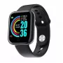 iWear M8 Relógio Inteligente & de Fitness com Full Touch 1,3'' IPS, Frequência Cardíaca, Pressão Arterial, Social, Preto