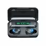 WoW 5C Sport & Leisure Super-Fit auriculares estéreo TWS Bluetooth 5.1 com microfone HD estojo de carregamento LED USB