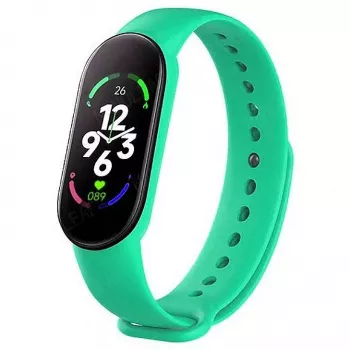 iWear SM7 Pulseira inteligente 0.96'' TFT - Monitor de atividade IP67 com frequência cardíaca e tensão arterial / redes sociais / sono verde